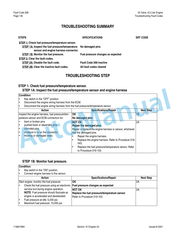 New Holland TJ Series Tractor Repair Manual 86642991-3