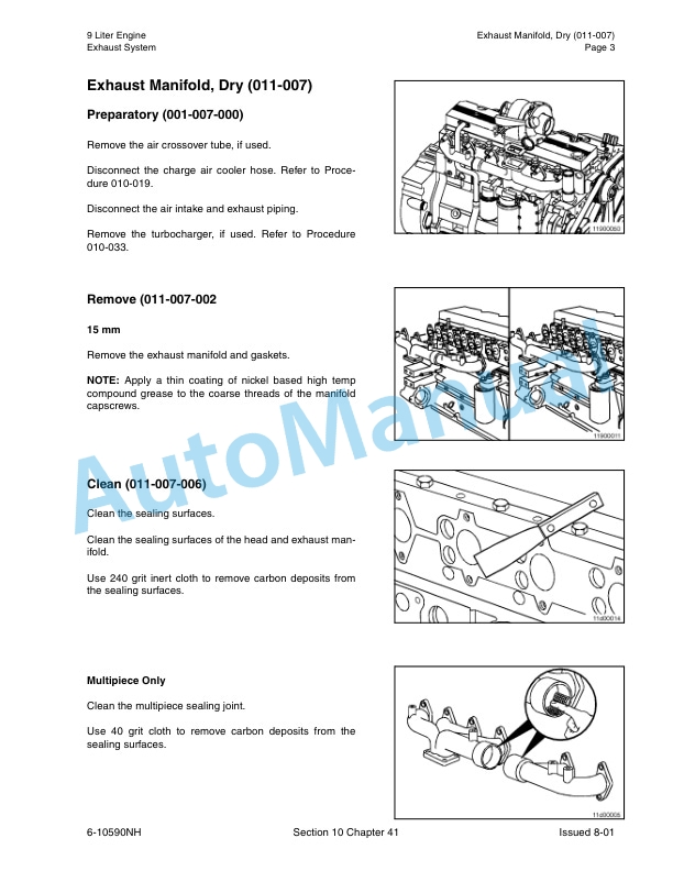 New Holland TJ Series Tractor Repair Manual 86642995-3