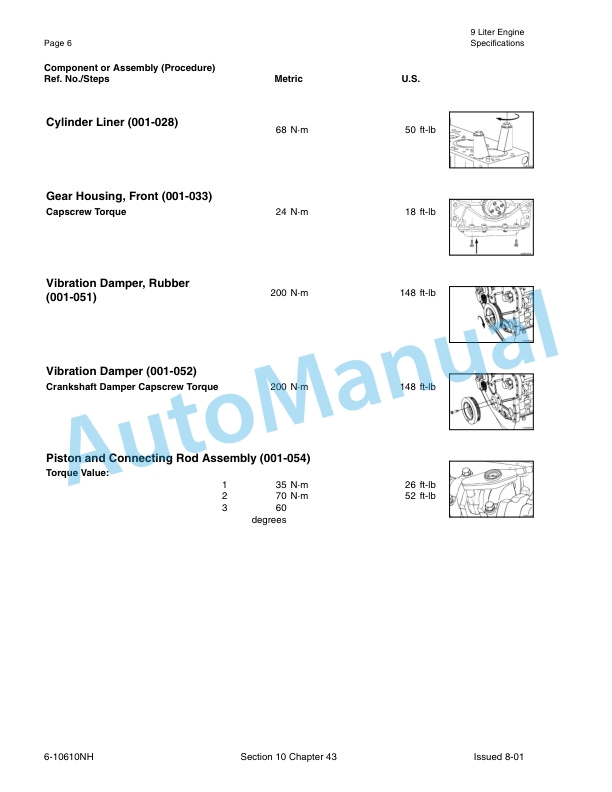 New Holland TJ Series Tractor Repair Manual 86642995-4