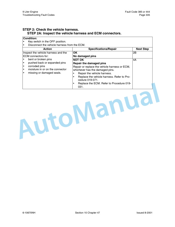 New Holland TJ Series Tractor Repair Manual 86642997-2