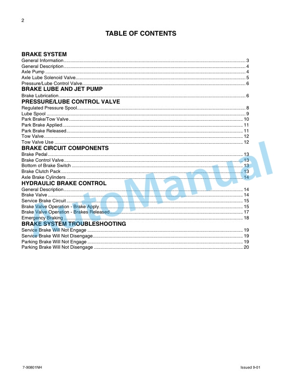 New Holland TJ Series Tractor Repair Manual 86643002-5