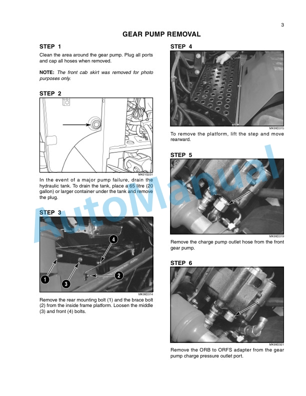 New Holland TJ Series Tractor Repair Manual 86643003-3