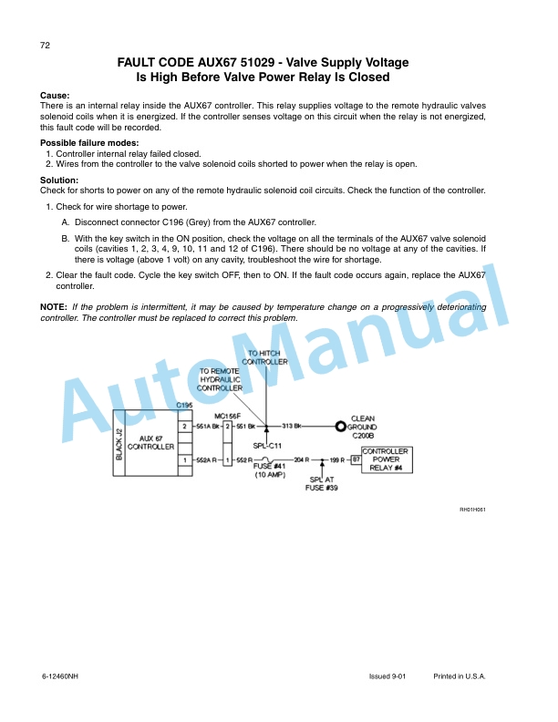 New Holland TJ Series Tractor Repair Manual 86643011-4