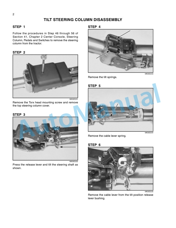 New Holland TJ Series Tractor Repair Manual 87032947-4
