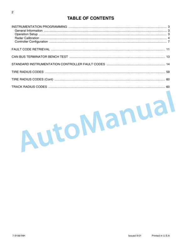 New Holland TJ Series Tractor Repair Manual 87055902-5