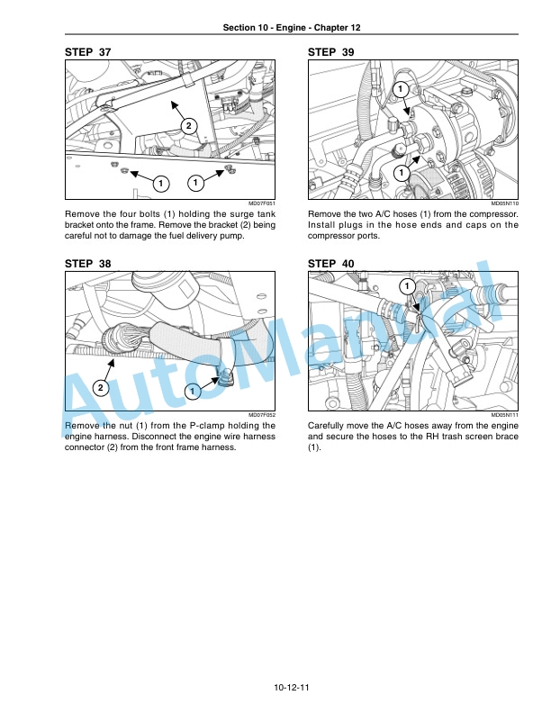 New Holland TJ, T9000 Series Tractor Repair Manual 87740915-3