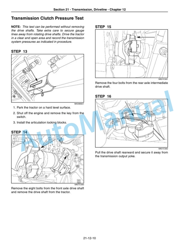 New Holland TJ, T9000 Series Tractor Repair Manual 87740916-2