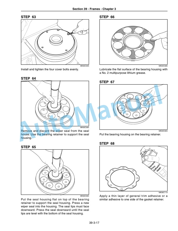New Holland TJ, T9000 Series Tractor Repair Manual 87740917-4