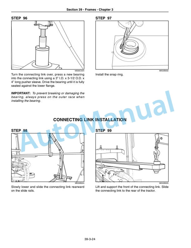 New Holland TJ, T9000 Series Tractor Repair Manual 87740917-5