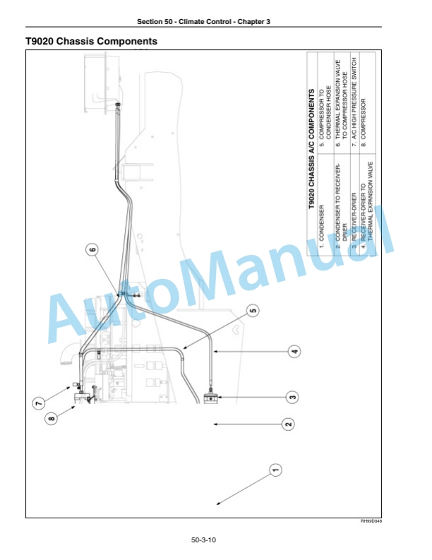 New Holland TJ, T9000 Series Tractor Repair Manual 87740918-2
