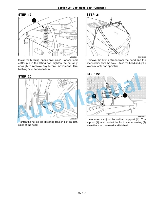 New Holland TJ, T9000 Series Tractor Repair Manual 87740919-5