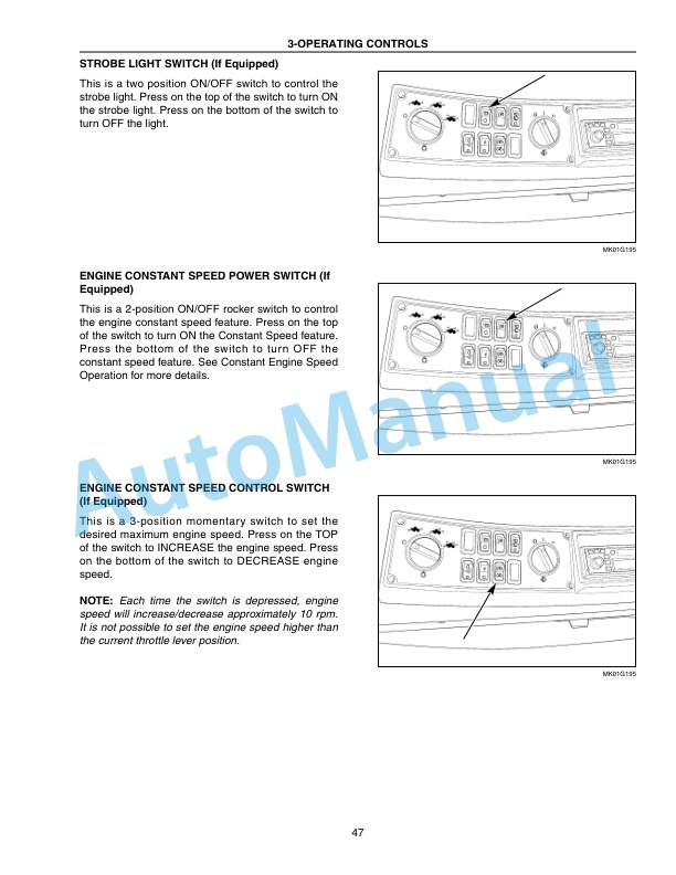 Alternative view of New Holland TJ275, TJ325, TJ375, TJ425, TJ450 Operation and Maintenance Manual 86977015