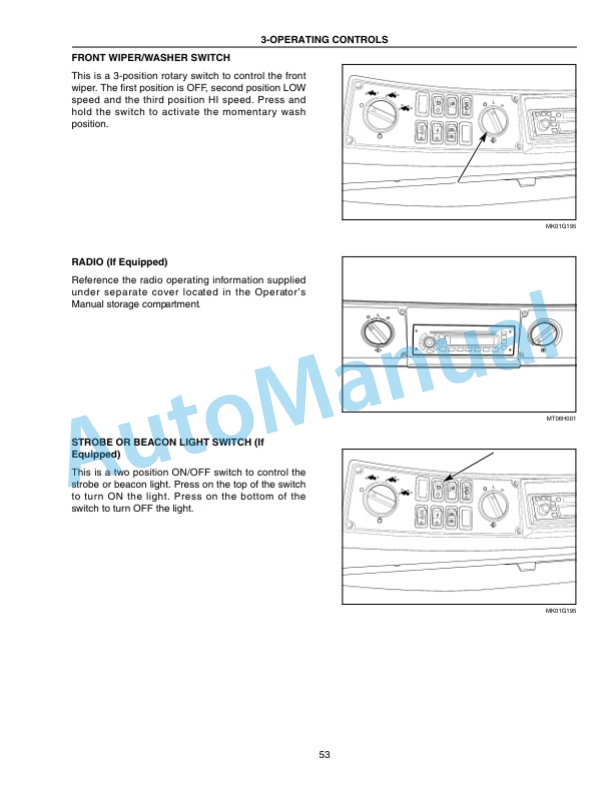 Alternative view of New Holland TJ280, TJ330, TJ380, TJ430, TJ480, TJ530 Tractor Operation and Maintenance Manual 87562837