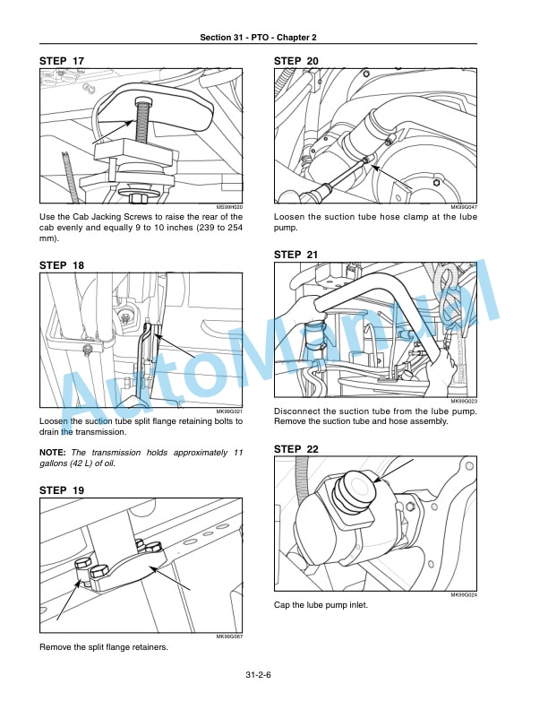 New Holland TJ280, TJ330, TJ380, TJ430, TJ480, TJ530 Tractor Repair Manual 87525644-2