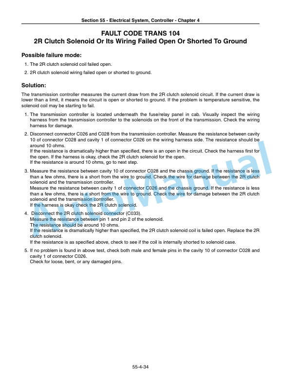 New Holland TJ280, TJ330, TJ380, TJ430, TJ480, TJ530 Tractor Repair Manual 87525648-5