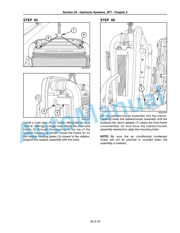 New Holland TJ280, TJ330, TJ380, TJ430, TJ480, TJ530 Tractor Repair Manual 87618159-2