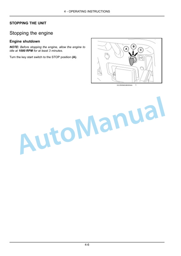New Holland TK4020V, TK4030V, TK4020F, TK4030F, TK4040M, TK4050M, TK4030, TK4040, TK4050, TK4060 Tractor Operation and Maintenance Manual 48077221-3