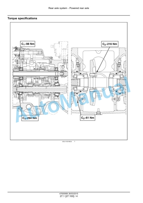 Alternative view of New Holland TK4030V, TK4050, TK4050M, TK4060 Tractor Service Manual 47830956