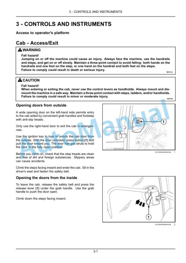 Alternative view of New Holland TK4.80F, TK4.80V, TK4.80N, TK4.100, TK4.100M, TK4.110, TK4.110M Tractor Operation and Maintenance Manual 51634535