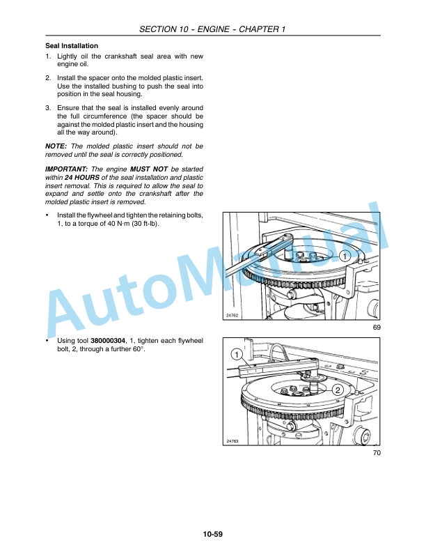 New Holland TK75VA, TK80A, TK80MA, TK90A, TK90MA, TK100A Tractor Repair Manual 87582125-3