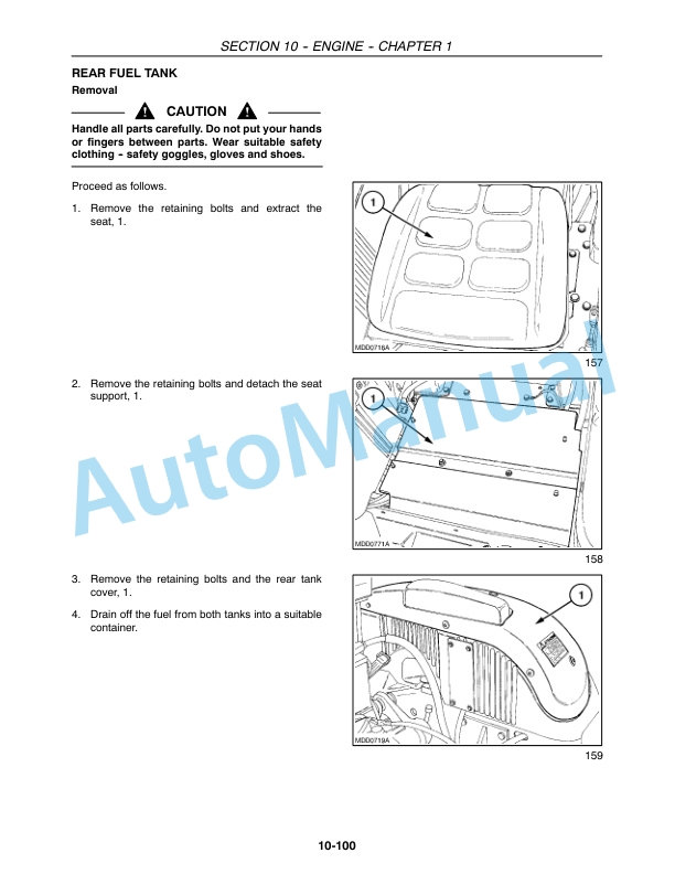 New Holland TK75VA, TK80A, TK80MA, TK90A, TK90MA, TK100A Tractor Repair Manual 87582125-4