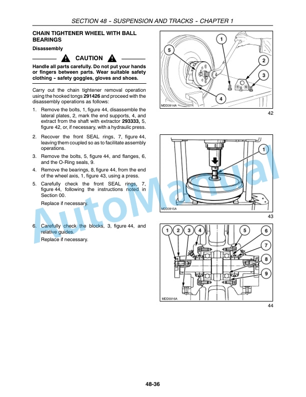 New Holland TK75VA, TK80A, TK80MA, TK90A, TK90MA, TK100A Tractor Repair Manual 87582127-2