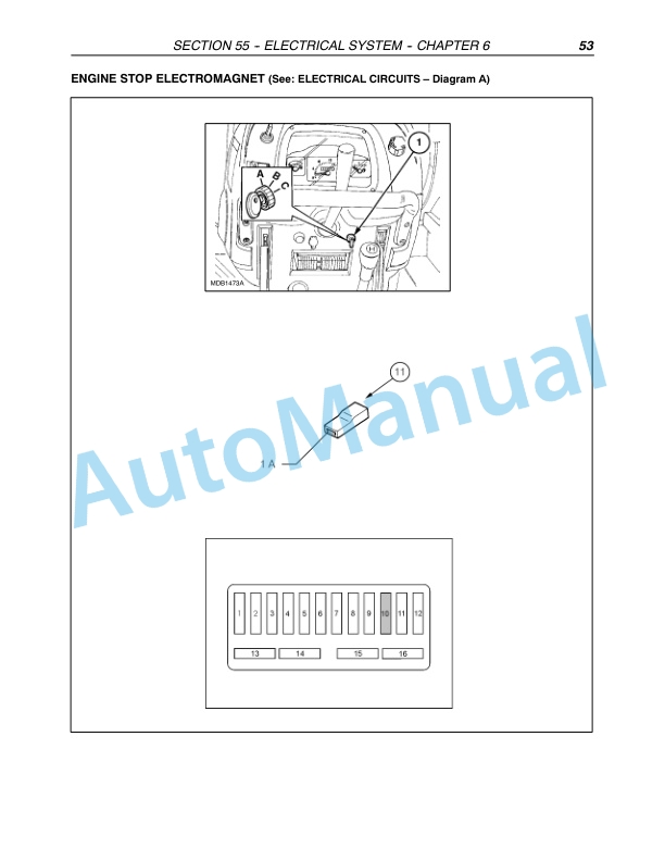 New Holland TK75VA, TK80A, TK80MA, TK90A, TK90MA, TK100A Tractor Repair Manual 87582127-5