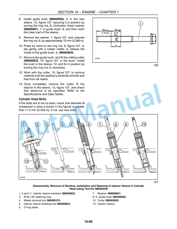 Alternative view of New Holland TK75VA, TK80A, TK80MA, TK90A, TK90MA, TK100A Tractor Repair Manual 87582128