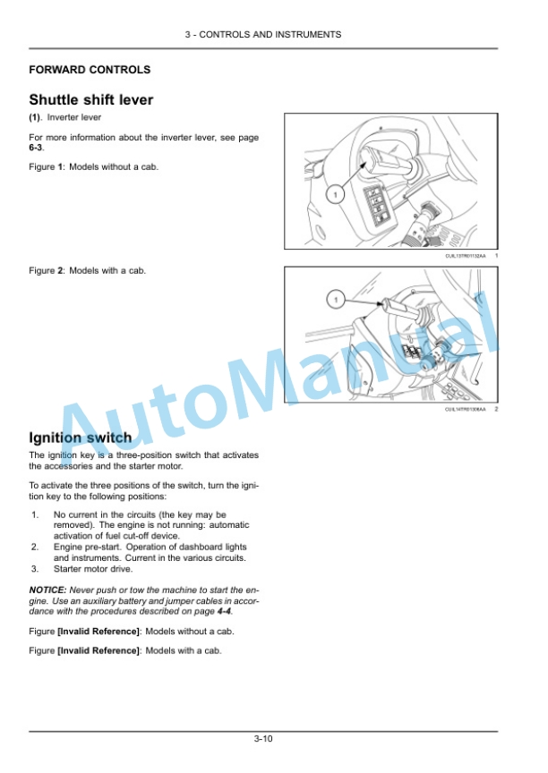 Alternative view of New Holland TL5.80, TL5.90, TL5.100 Tractor Operation and Maintenance Manual 48140868