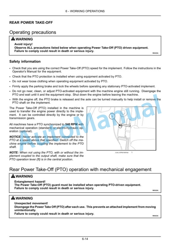 New Holland TL60E, TL75E, TL85E, TL95E Tractor Operation and Maintenance Manual 47957755-3