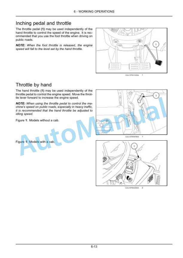 New Holland TL60E, TL75E, TL85E, TL95E Tractor Operation and Maintenance Manual 48090281-3