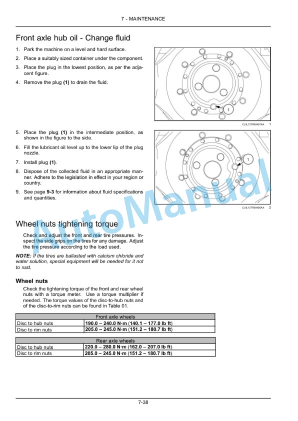 New Holland TL60E, TL75E, TL85E, TL95E Tractor Operation and Maintenance Manual 48090281-5