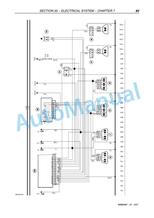 New Holland TL70A, TL80A, TL90A, TL100A Tractor Service Manual 87623187-4