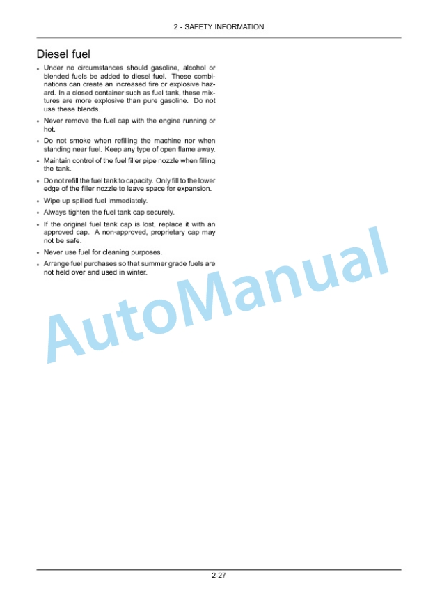 New Holland TL75E, TL85E, TL95E Power Shuttle Tractor Operation and Maintenance Manual 47957740-2