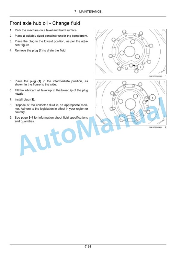 New Holland TL75E, TL85E, TL95E Power Shuttle Tractor Operation and Maintenance Manual 47957740-5