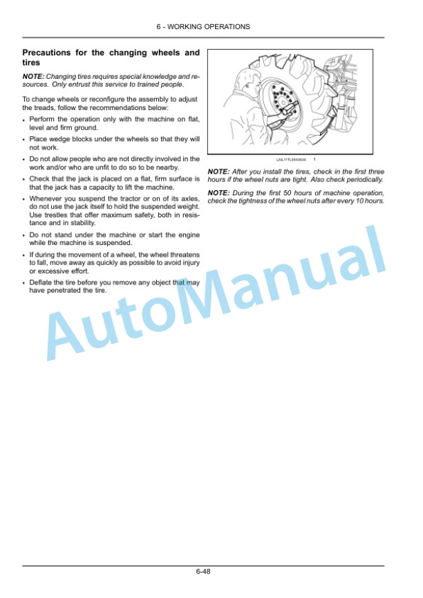 New Holland TL75E, TL85E, TL95E Power Shuttle Tractor Operation and Maintenance Manual 48090366-4