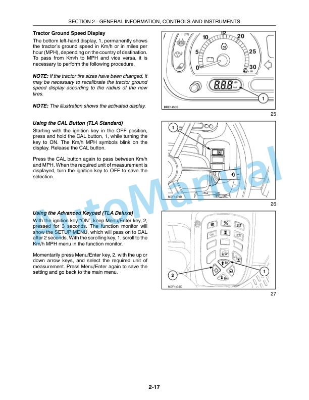 New Holland TL80A, TL90A, TL100A Tractor Operation and Maintenance Manual 87517742-2