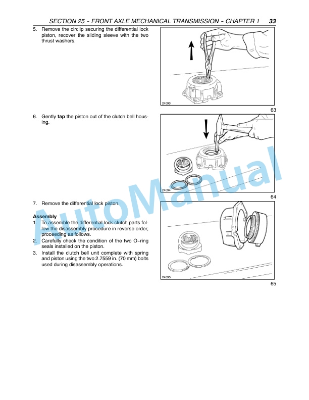 New Holland TL80A, TL90A, TL100A Tractor Repair Manual 87053392-4