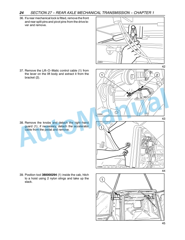 New Holland TL80A, TL90A, TL100A Tractor Repair Manual 87053392-5