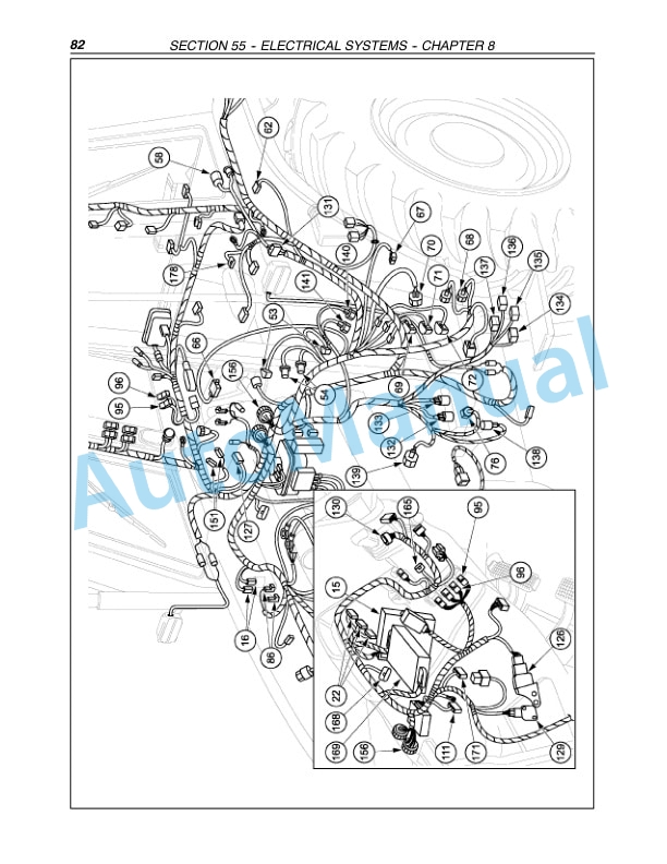 New Holland TL80A, TL90A, TL100A Tractor Repair Manual 87053396-2