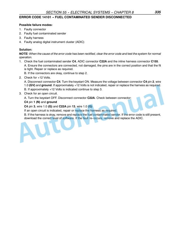 New Holland TL80A, TL90A, TL100A Tractor Repair Manual 87053396-5