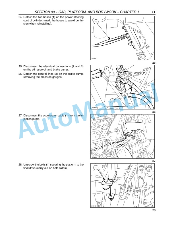 New Holland TL80A, TL90A, TL100A Tractor Repair Manual 87053397-4