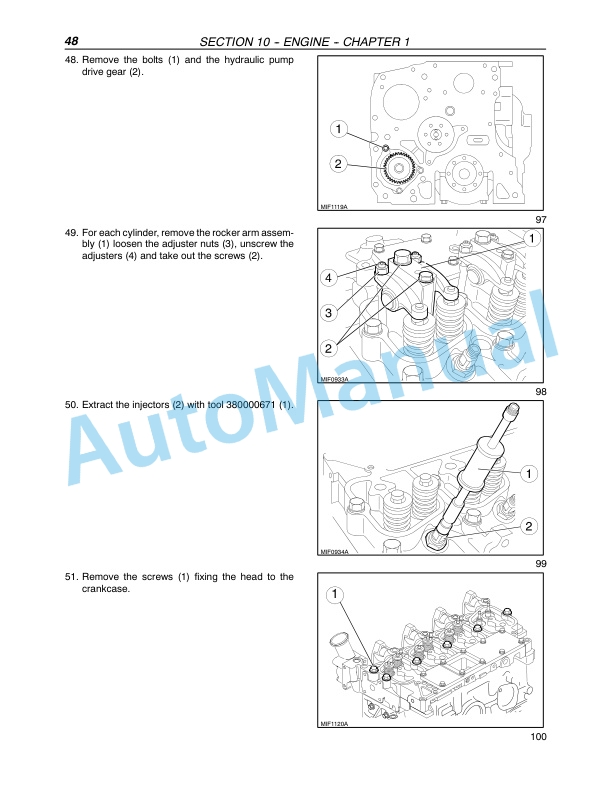 New Holland TL80A, TL90A, TL100A Tractor Repair Manual 87580876-3