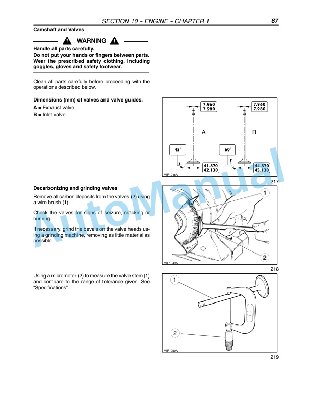 New Holland TL80A, TL90A, TL100A Tractor Repair Manual 87580876-4