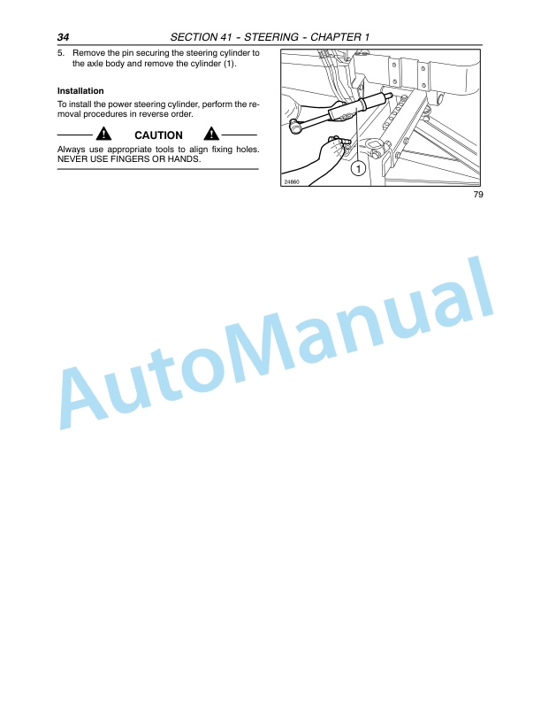 New Holland TL80A, TL90A, TL100A Tractor Repair Manual 87580878-2