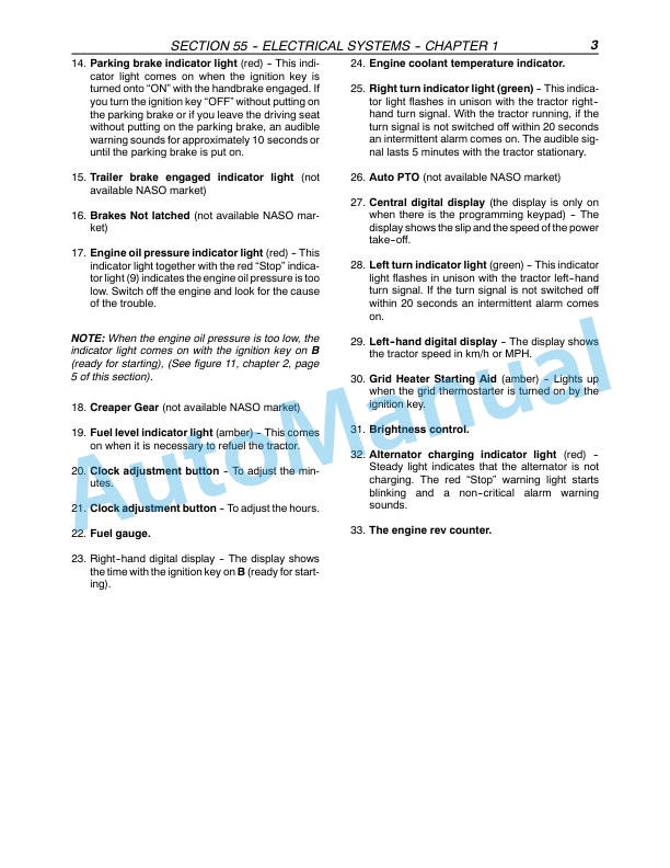 New Holland TL80A, TL90A, TL100A Tractor Repair Manual 87580878-4