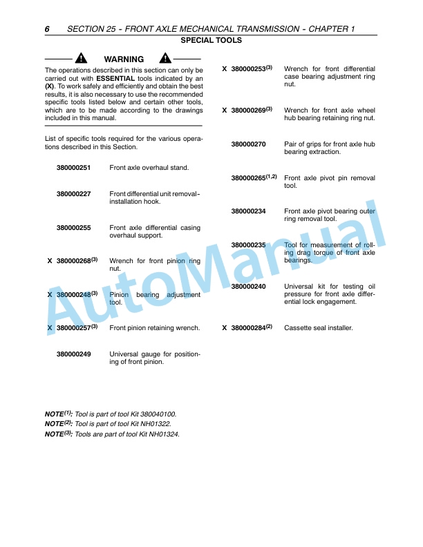 Alternative view of New Holland TL80A, TL90A, TL100A Tractor Repair Manual 87580879