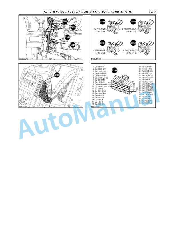 New Holland TM Series TM120-TM190 Tractor Repair Manual 87021031-5