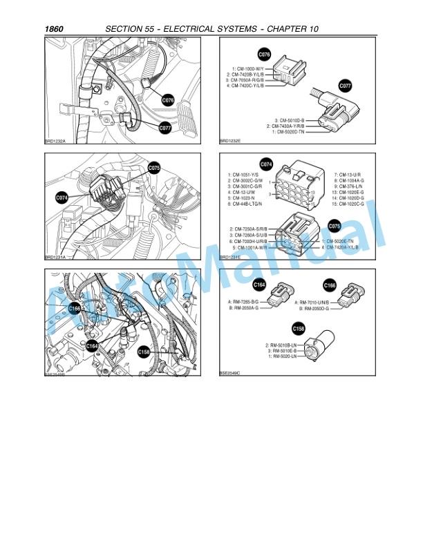 New Holland TM Series TM120-TM190 Tractor Repair Manual 87021032-2