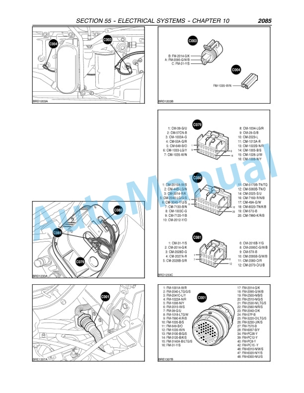 New Holland TM Series TM120-TM190 Tractor Repair Manual 87021032-5
